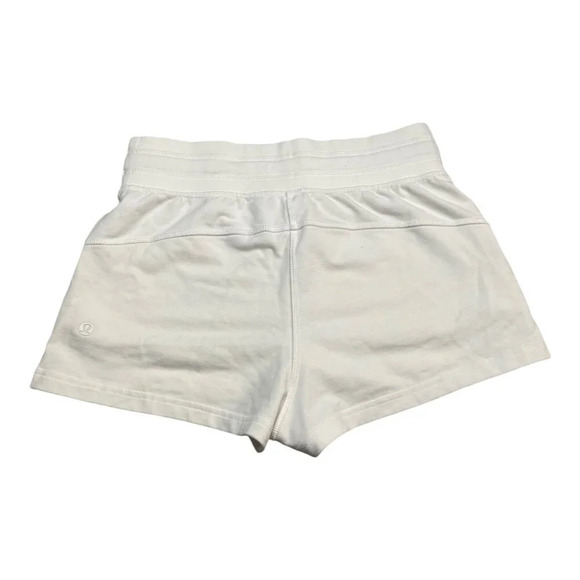 Lululemon Loop Back Short (2") White-sz 4 - Picture 2 of 8